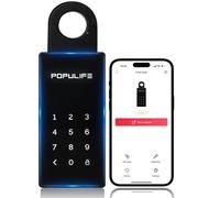 【Versione Aggiornata 2025】Populife Smart Key Box, Elettronica Bluetooth Cassetta Chiavi con Codice, Cassetta Sicurezza Chiavi Fili per Casa, Ufficio & Affitti Immobiliari, IP66 Impermeabile