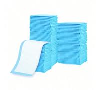 Versione aggiornata 50 pezzi Pannolini per incontinenza monouso e impermeabili, Tappetini per il cambio del pannolino per bambini, Assorbenti monouso traspiranti e assorbenti Codice S blu,Codice M blu