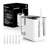 Versione aggiornata 900 ml filo interdentale da bancone, idropulsore professionale con custodia e 6 punte a getto