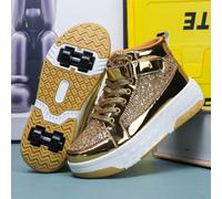 Versione aggiornata di Heelys per bambini e adolescenti con maggiore stabilità, scarpe sportive 2-in-1 rimovibili, scarpe da pattinaggio a rotelle cool da strada, scarpe da pattinaggio da esterno, sca