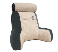 Versione Aggiornata Grande,cuscino Da Lettura Per Letto E Divano, Con Braccioli Supporto Per La Schiena E Poggiatesta, Cuscino Per Schienale Per Rilassarsi, Leggere, Lavorare ( Color : Dark grey , Siz