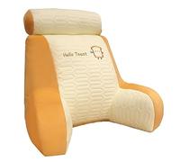 Versione Aggiornata Grande,cuscino Da Lettura Per Letto E Divano, Con Braccioli Supporto Per La Schiena E Poggiatesta, Cuscino Per Schienale Per Rilassarsi, Leggere, Lavorare ( Color : Orange , Size :