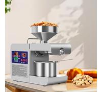 Versione Aggiornata Macchina Spremitura Automatica Dell'olio 820 W, Macina Olio Semi Noci Commerciale, Pressa a Caldo E Freddo in Acciaio Inossidabile Commercial1500W