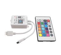 Versione aggiornata wifi RGB LED Strip Controller compatibile con Alexa e Google Home, telecomando senza fili da smartphone per tutte le strisce LED RGB