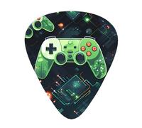 Versione circuito gamepad I plettri per chitarra da 12 pezzi includono tre plettri: sottili, medi e pesanti. Adatto per chitarre elettriche, acustiche e bassi di tutti i punti di forza