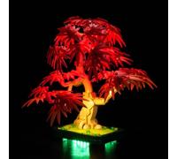 Versione con controllo della luce, compatibile con Lego 10348 Japanese Red Maple Bonsai Tree (non Lego), set di illuminazione a LED