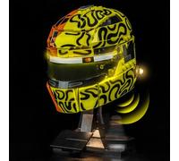 Versione con controllo della luce, kit di luci compatibile con casco Lego F1 Team Lando Norris 43023 (senza modello), set di illuminazione a LED compatibile con Lego 43023 F1 Team Lando Norris Helm