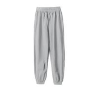 Versione coreana dei pantaloni per ragazze e CuHK condizionatore d'aria in cotone per pantaloni rotti in 14 colori, grigio., 8-9 Jahre
