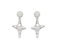 Versione coreana di orecchini a stella di design di nicchia, temperamento semplice e versatile, orecchini di fascia alta e personalizzati, adatti per regali alle amiche