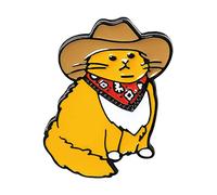Versione coreana di spilla creativa a forma di animale del fumetto cowboy occidentale per l'infanzia spilla di animazione spilla divertente