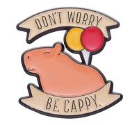 Versione coreana Roman Animal Spilla Cartoon Smaltato Little Capybara Letters Serie Metal Brosching Accessori Abbigliamento Email Lapel Pin Per Zaini Per Le Donne