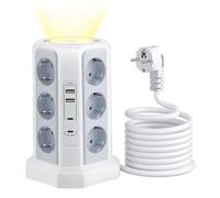 Versione europea a tre strati con cavo di prolunga da 2 m, con ricarica rapida USB, adatta per ufficio, casa e altre scene