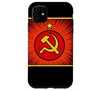 Versione fumetto falce e martello sovietico Custodia per iPhone 11