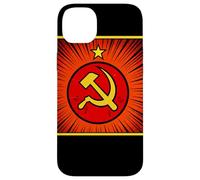 Versione fumetto falce e martello sovietico Custodia per iPhone 14 Plus