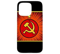 Versione fumetto falce e martello sovietico Custodia per iPhone 15 Pro Max