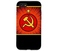 Versione fumetto falce e martello sovietico Custodia per iPhone SE (2020) / 7/8
