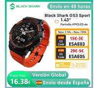 Versione globale Black Shark Gs3 Sport Smart Watch 1,43'' Display Amoled Durata della batteria di 18 giorni 5Atm Gnss