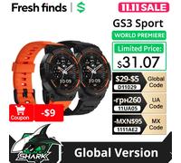 Versione globale Black Shark GS3 Sport Smart Watch Display AMOLED da 1,43 pollici prendi facilmente chiamare monitoraggio della salute GNSS 18 giorni di vita 5ATM
