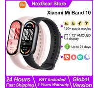 Versione globale Bracciale Xiaomi 10 braccialetto intelligente sport salute sonno impermeabile frequenza cardiaca schermo intero batteria a lunga durata
