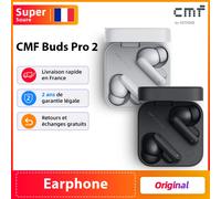 Versione Globale CMF by Nothing Buds Pro 2, Auricolari Wireless con Cancellazione Attiva del Rumore Ibrida 50 dB, IP55, BT5.3, CMF Buds Pro 2