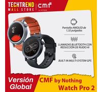 Versione globale CMF by Nothing Watch Pro 2 Display AMOLED da 1,32" Chiamate Bluetooth con riduzione del rumore AI GPS multi-sistema integrato Bluetooth 5.3 CMF Watch Pro 2