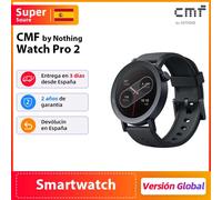 Versione globale CMF by Nothing Watch Pro 2 Display AMOLED da 1,32" Chiamate Bluetooth con riduzione del rumore AI GPS multi-sistema integrato Bluetooth 5.3 CMF Watch Pro 2
