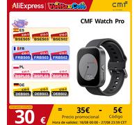 Versione globale CMF by nut Watch Pro 1.96 "AMOLED Bluetooth 5.3 chiamate BT con riduzione del rumore AI Smartwatch GPS CMF watch Pro Argento