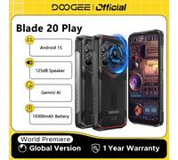 Versione globale DOOGEE Blade20 Play Telefono robusto 5G Android 15 Gemini Al 10300mAh Batteria Display da 6,6 '' Telecamera AI Telefono cellulare