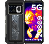 Versione globale DOOGEE Fire 6 Max 5G Telefono robusto Schermo da 6,72 pollici 8 GB RAM 256 GB ROM Doppia torcia elettrica 20800 mAh Telefono con immagini termiche