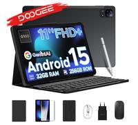 Versione globale Doogee Tab E3 Tablet Pc Android 15 Gemini Ai 11 "Ultra-Trasparente 32Gb (8 + 24) 256Gb Helio G100 8800Mah Batteria Tablet Gray Full Set