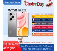 Versione globale HONOR 400 Pro 5G Smartphone 6,7′′ AMOLED Snapdragon 8 Gen 3 MagicOS 9.0 Obiettivo 200MP AI Ultra HD 5300mAh 100W eSIM
