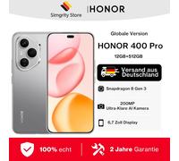 Versione globale HONOR 400 Pro smartphone 5g android 15 Snapdragon 8 Gen 3 6,7 pollici Display AMOLED 200MP AI Camera