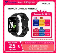 Honor CHOICE Watch 2i, wearable, Nero, display AMOLED, Chiamate Bluetooth, monitoraggio della salute giornaliero