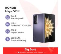 Versione globale Honor Magic V2 5G pieghevole LTPO OLED 120Hz Display 7.92 "50MP fotocamere posteriori Snapdragon 8 + Gen 2 5000mAh 66W NFC Black(PU)