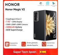 Versione globale Honor Magic V2 5G Smartphone pieghevole Snapdragon 8 Gen2 LTPO Display OLED 120Hz 50MP Tripla fotocamera Android Mobile Purple
