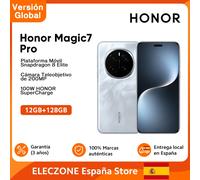 Versione globale Honor Magic7 Pro 5G Smartphone Snapdragon 8 Elite 200MP Telephoto Camera 6.8'' Display OLED 5270mAh Batteria 100W Ricarica NFC Honor Magic 7 Pro Lunar shadow Grey