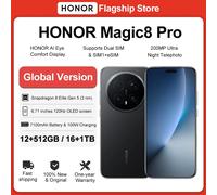 Versione globale HONOR Magic8 Pro 5G AI Magic 8 Pro Smartphone Snapdragon 8 Elite Gen 5 Schermo OLED da 6,71 pollici Batteria da 7100 mAh 100 W