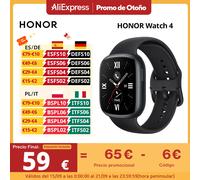 Honor Watch 4 4,45 cm (1.75") AMOLED Digitale 450 x 390 Pixel Touch screen Nero GPS (satellitare)