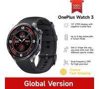 Versione globale OnePlus Watch 3 Smart Watch Display AMOLED da 1,5 pollici Memoria da 32 GB Snapdragon W5 Wear OS di Google IP68 Obsidian