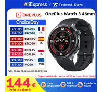 Versione globale OnePlus Watch 3 Smartwatch Display LTPO AMOLED da 1,50 pollici Processore Black