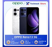 Versione globale OPPO Reno13 5G Smartphone MTK Dimensity 8350 Schermo AMOLED da 6,59 pollici 120Hz Fotocamera principale da 50 MP Batteria da 5600 mAh Plume White