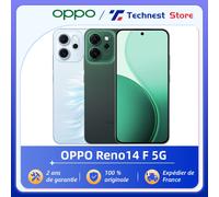 Versione globale OPPO Reno14 F 5G Smartphone Qualcomm Snapdragon 6 Gen 1 6.57 "120Hz AMOLED Schermo 6000mAh Batteria 50MP Fotocamera principale Luminous Green