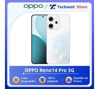 Versione globale OPPO Reno14 Pro 5G Smartphone MTK Dimensity 8450 Batteria da 6200 mAh Display AMOLED da 6,83 pollici 120 Hz Fotocamera principale da 50 MP Titanium Grey