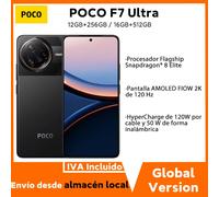 POCO F7 Ultra Global Version Smartphone Snapdragon 8 Elite 50 MP fotocamera 6.67 "120Hz Display 120W Black