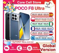 Versione Globale POCO F8 Ultra 5G Smartphone Snapdragon ® 8 Elite Gen 5 Display AMOLED da 6,9' per la Cura degli Occhi, 6500mAh, Ricarica Rapida 100W, NFC