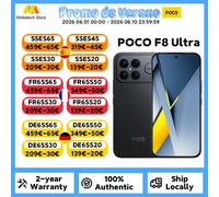 Versione globale POCO F8 Ultra Snapdragon 8 Elite Gen 5 Smartphone Display AMOLED POCO HyperRGB da 6,9" a 120 Hz Batteria da 6500 mAh HyperCharge da 100 W Telefono Xiaomi
