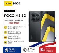XIAOMI POCO M8 5G - Smartphone da 8+512 GB, Fotocamera doppia AI da 50 MP, Display AMOLED 6,77" 120 Hz, Verde