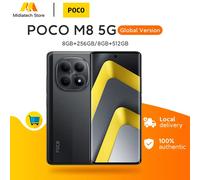 Versione globale POCO M8 5G Smartphone Snapdragon 6 Gen 3 Display AMOLED da 6,77" Fotocamera da 50 MP Batteria da 5520 mAh 45 W Cellulare Xiaomi