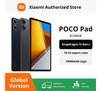 POCO Pad Qualcomm Snapdragon 256 GB 30,7 cm (12.1") 8 GB Wi-Fi 6 (802.11ax) Android 14 Grigio