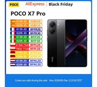 Versione globale POCO X7 Pro 5G Smartphone Dimensity 8400-Ultra 90W HyperCharge 6000mAh Batteria 50MP Fotocamera NFC IP68 1.5K 120Hz